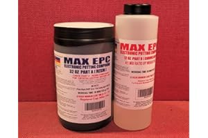THE EPOXY EXPERTS, MAX EPOXY SYSTEMS MAX EPC Epoxy Potting Compound 4 Circuit Boards -Slow Curing & Low Exothermic 4 Large Casting, High Thermal Conductivity, Seal, Mask, Waterproof & Insulate Electrical Circuits