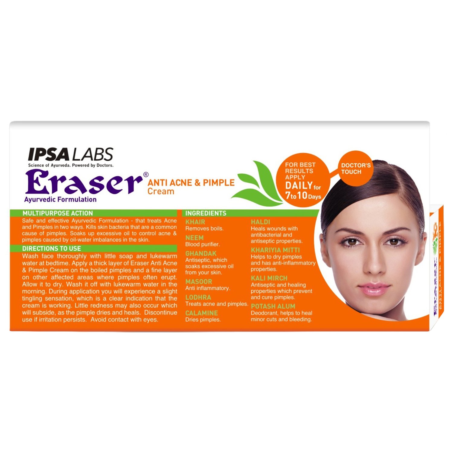 eraser acne cream