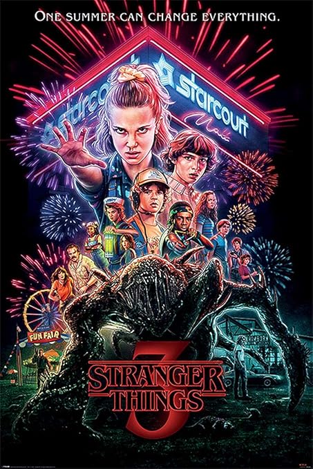 Résultat de recherche d'images pour "﻿Stranger Things (saison 3) affiche"