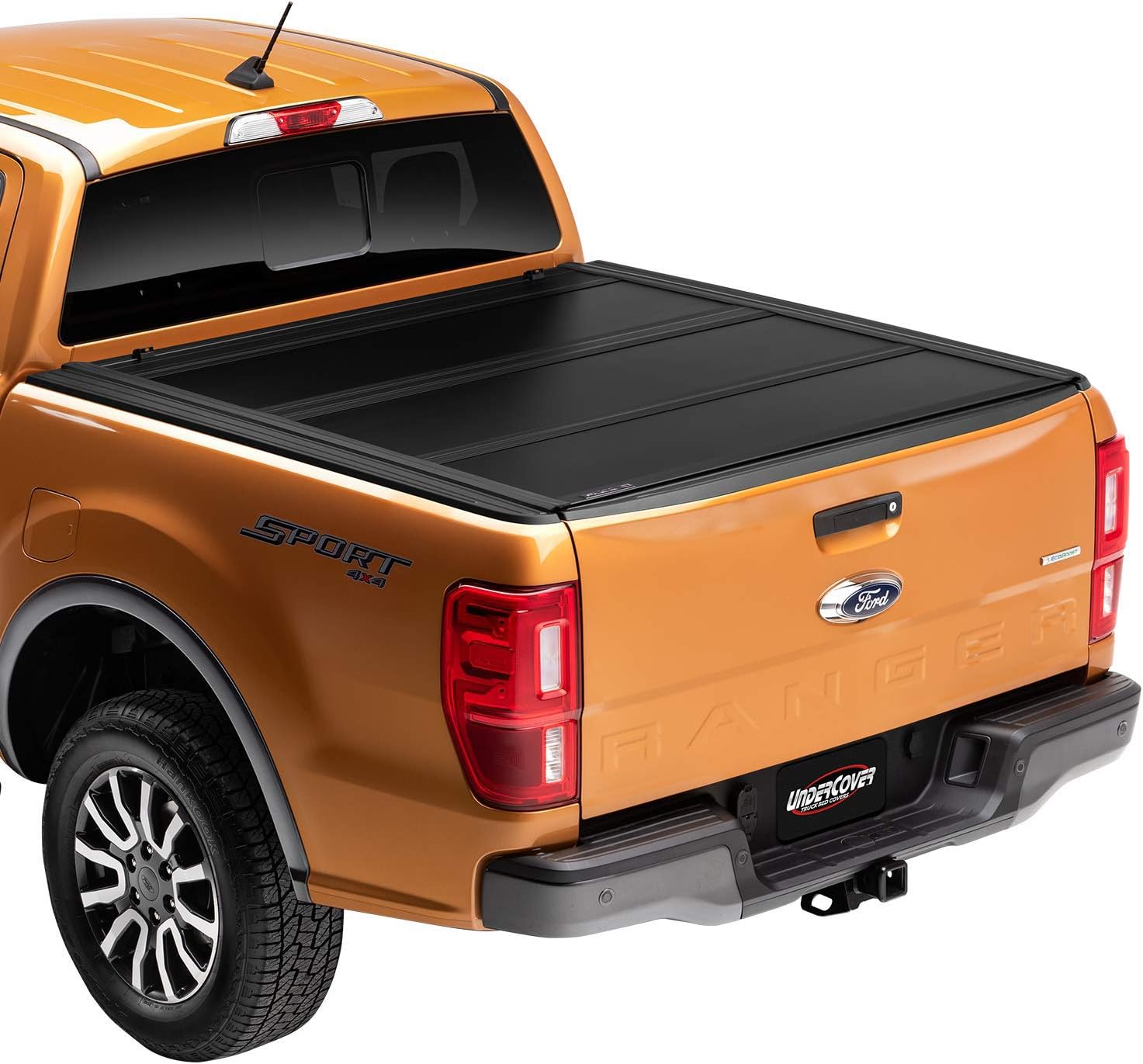 Amazon Com Undercover Ultra Flex Hard Folding Truck Bed Tonneau Cover Ux22019 Fits 15 20 Ford F 150 5 5 Bed Automotive