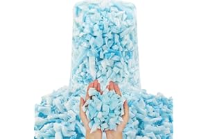 KAHIT Bean Bag Filler, 5 Lbs Memory Foam Filler Shredded Memory Foam Filling Bean Bag Chair Filler Pouf Filler Dog Bed Filler Bean Bag Chair Refill Bean Bag Filler