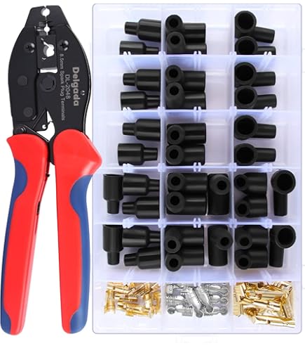 MSD 3503-Set catena Mini Stripper crimpatrice per Super Conductor Wire, 8,5 mm, colore: nero