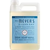 MRS. MEYER'S CLEAN DAY Liquid Dish Soap Refill, Rain Water, 48 fl. oz