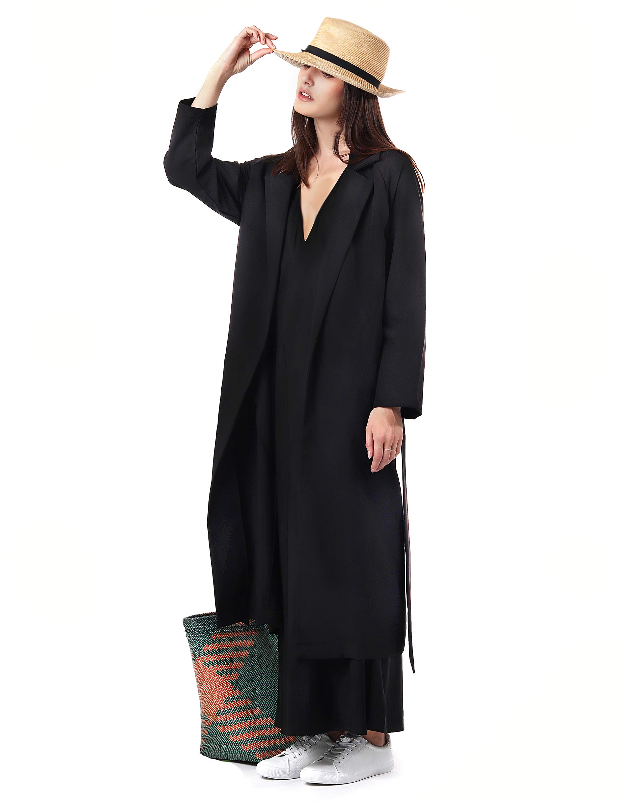 flowy duster coat