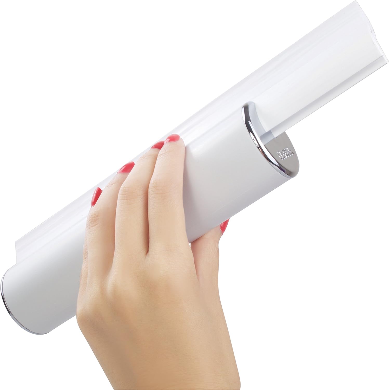 cleret Elite Bath Shower Squeegee with Chrome End Caps Dual White