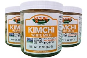 KIM CHEE PRIDE BINGGRE WHITE MILD NAPA CABBAGE KIMCHI 13OZ FRESH KOREAN KIMCHEE IN KIM CHI kimichi 김치 MOTHER CHEE TEMPEH DAIKON PICKLES RADISH TWINS JONGGA RAMEN ORGANIC VEGAN NAPPA LAWS MAMA 신라면