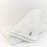 TSマネジメント Soft Airy Washcloths 100% Cotton White 13" x 30" Sets of 1, 3, 5 and 10 Towels Made in Imabari Japan (1)