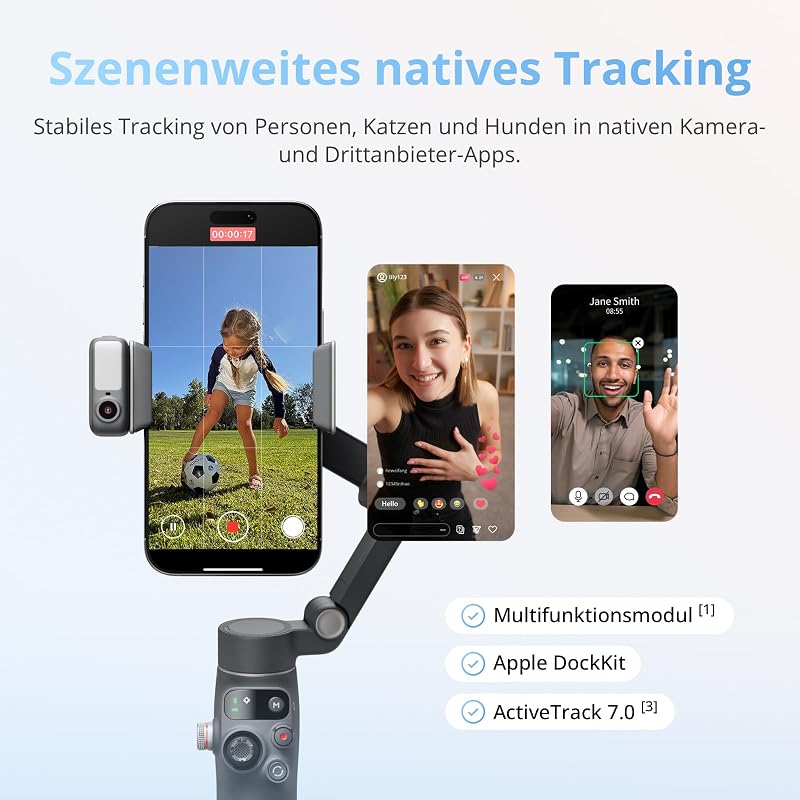 Osmo Mobile 8 Smartphone-Gimbal, 3-Achsen-Stabilisierung
