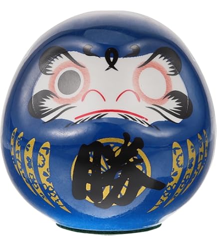 Amazon.com: HOMSFOU 6cm Japanese Daruma Doll - Mini Ceramic