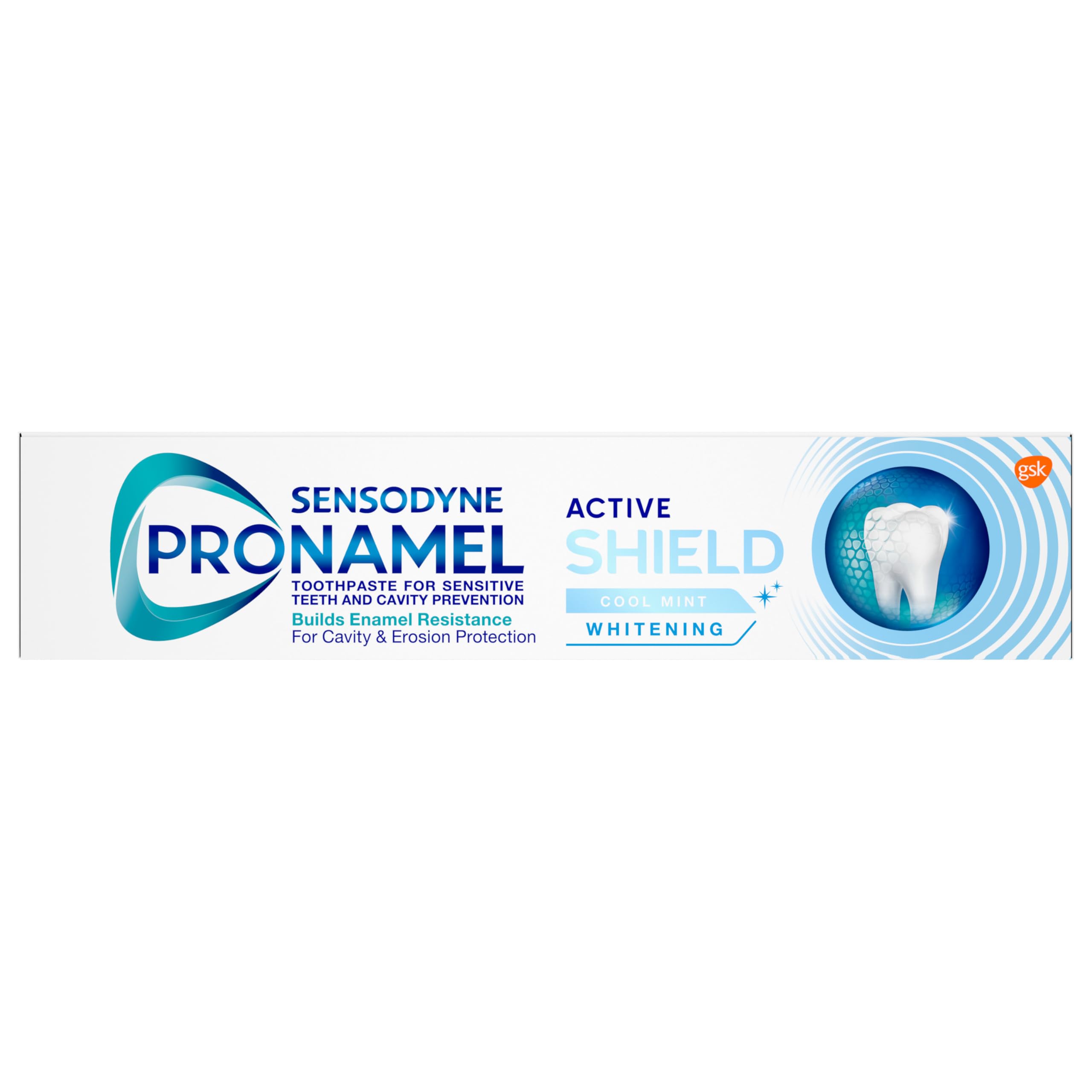 SENSODYNE PRONAMEL Active Shield Whitening Enamel Toothpaste, Cool Mint - 3.4 Ounces x 3