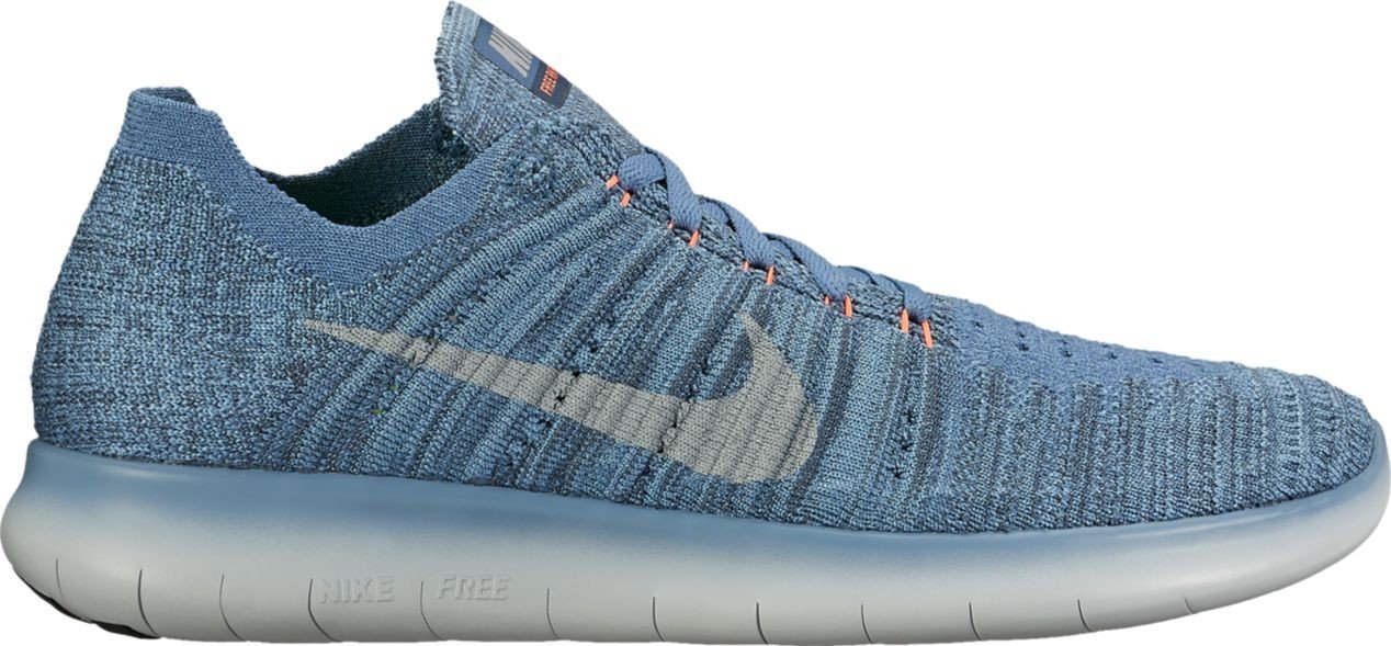 women's free rn flyknit 2018 running athletic blue