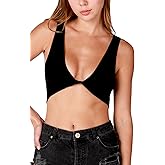 NIKIBIKI Women Seamless Reversible Twist Bra Top, One Size