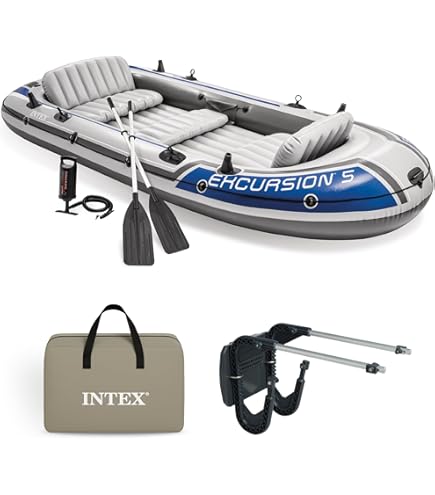 Amazon.com : Intex Excursion 5 Person Inflatable Outdoor Fishing