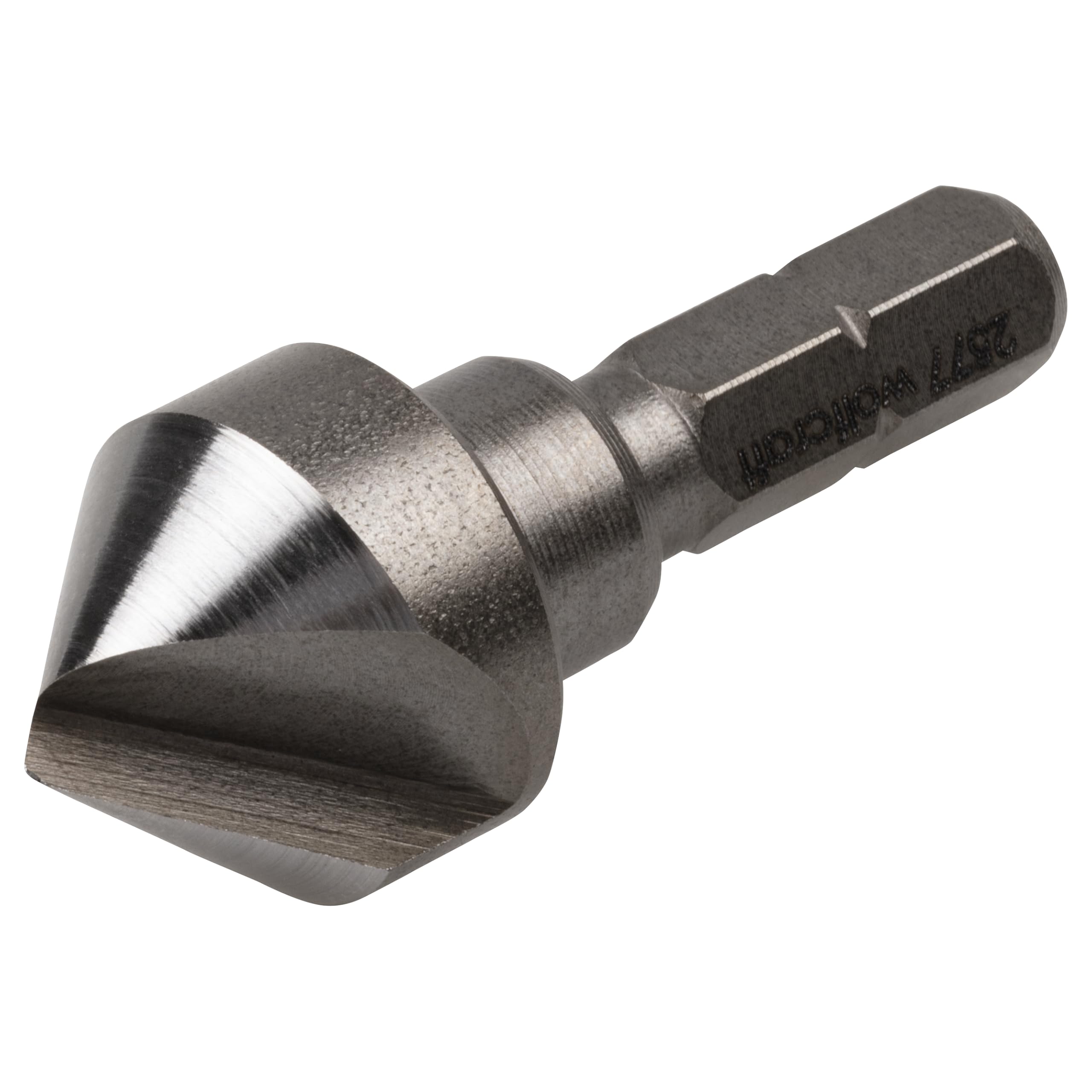 wolfcraft Tool Steel Countersink, Hexagon Shank I 2577000