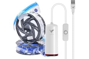 Vacbird 10 Packs Filament Storage Sets, Vacuum Sealed Bags with Electric Pump, 3D Printer Filament Keep Dry