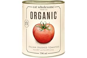 Eat Wholesome Organic Italian Crushed Tomatoes 796 ml (Pack of 12)