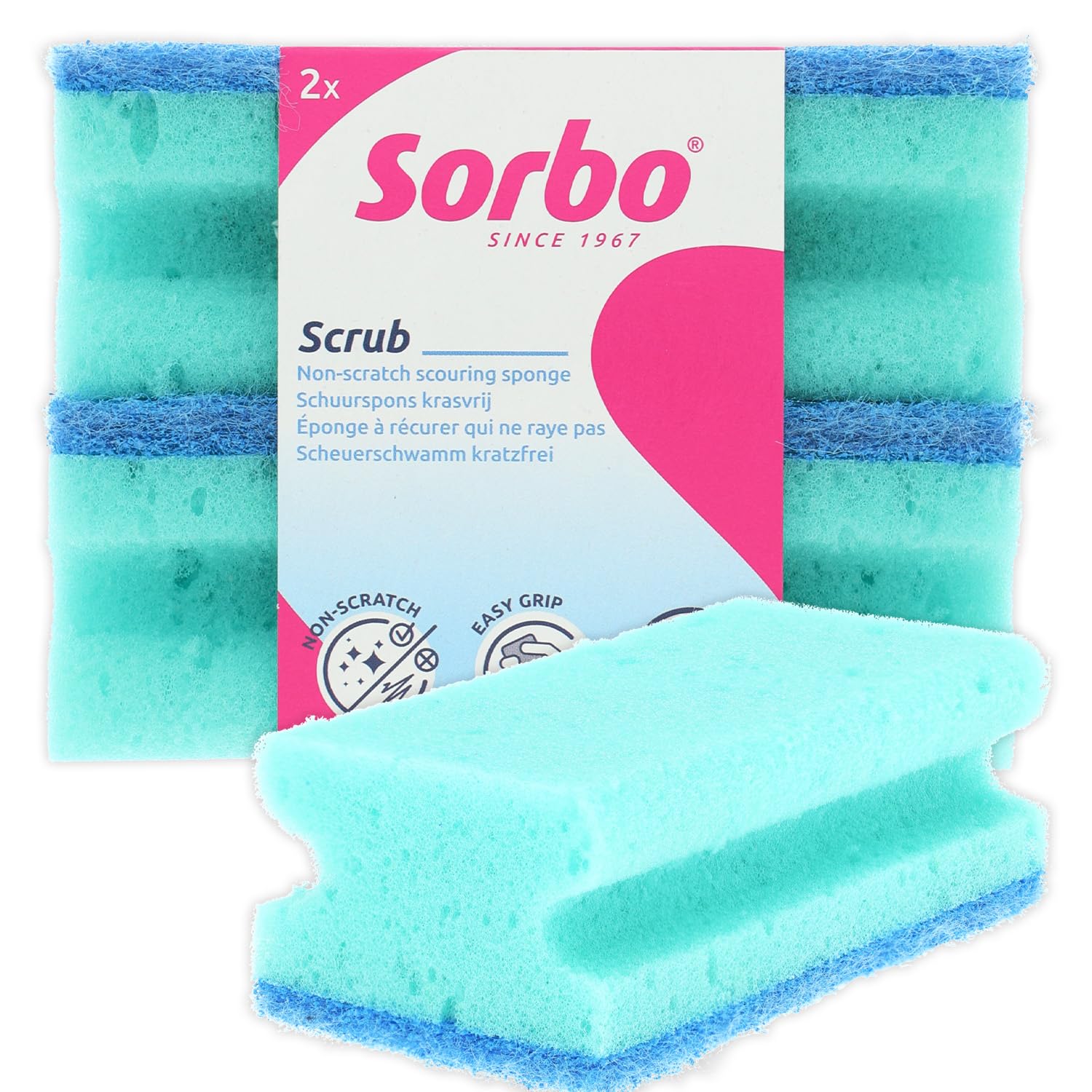 Sorbo Extra Large Non-Scratch Scouring Sponges