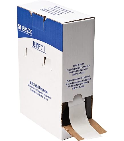 Brady® B33-119-427 Self-Laminating Vinyl Wrap Around Labels For B33...