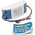 Chanzon LED Driver 300mA (Constant Current Output) 36V-66V (Input 100-240V AC-DC) (12-20) x1W 12W 15W 18W 20W Power Supply 300 mA Lighting Transformer Drivers for High Power COB Chips (Plastic Case)