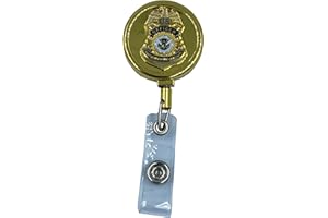 LEO CHALLENGE COINS DL10-11 TSA Officer Metal ID Reel retractable Card Holder Transportation Security Administration Agent Screener