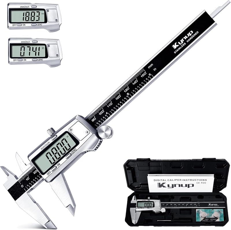 Kynup Digital Caliper 150mm Electronic Caliper InMm Conversion Stainless Steel