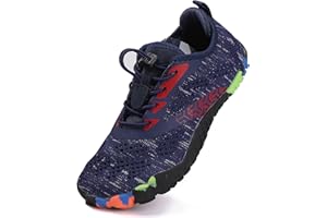 DimaiGlobal Kids Barefoot Shoes Boys Trail Running Shoes Girls Running Shoes Sneakers Athletic Tennis Shoes Toddler Little Kid Big Kid