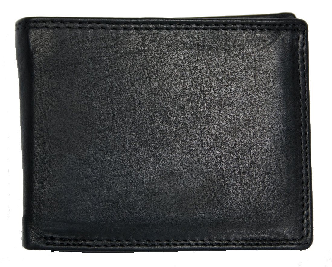 Kabana Black Men's Pocket-sized Genuine Leather Wallet