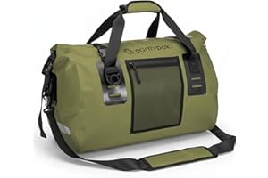 Earth Pak Waterproof Duffel Bag - Heavy Duty Motorcycle Dry Bag with Large Storage Space Perfect for Traveling, Camping, Kayaking, Fishing & Canoeing Bag 50L/70L/90L/120L Sizes
