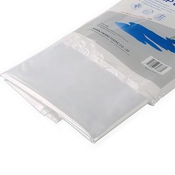 TopSoon Abdeckplane Abdeckfolie für Malerfolie 3,6 x 2,7 m Transparent