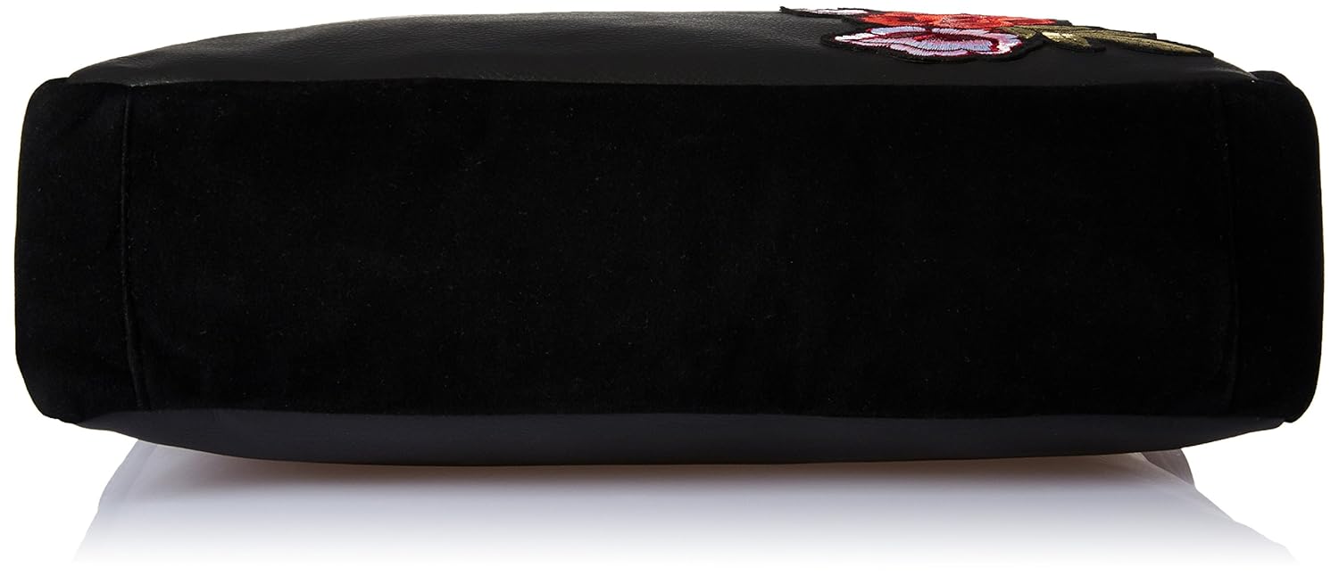 kanvas katha women's tote bag (black) ()