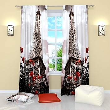 Amazon Com Paris Curtains By Factory4me Paris Luxury Curtain