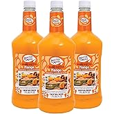Master of Mixes Mango Daiquiri/Margarita Drink Mix, 1.75L, 3 Pack | Ripe Tropical Mango With a Hint of Lime| Cocktail &amp; Mocktail Drink Recipes, Pour Ready, Consistent, Smooth Mixing Texture