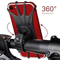 Lixada Supporto Telefono Per Bici 360° – Morsetto Regolabile In Alluminio Per Manubrio, Adatto A Smartphone 3.5-6.2 Pollici - 6