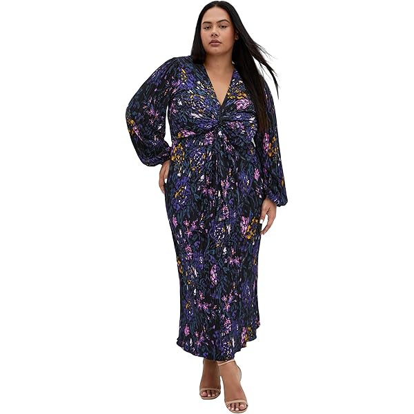 chinese dress ladies City Chic Women's Plus Size Maxi Dress