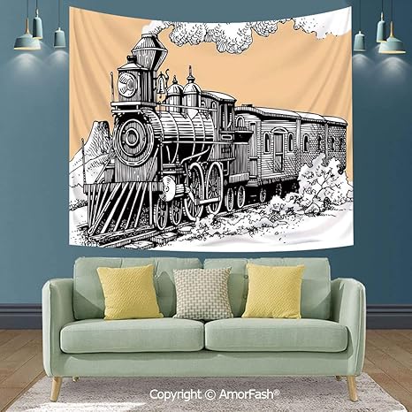 Amazon Co Jp Amorfash アイリッシュ マジカルシンキングタペストリー ウォールアート 壁装飾 ダイニングルーム 大学部屋用 シャム ロックボーダー ゲリックネイチャーボタニーテーマ アートサイー トレフォイル渦巻き 4個セット 60 Wide By 50 Long