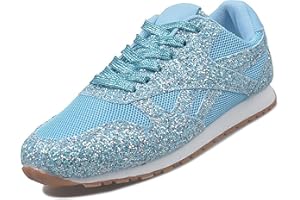 Sparkly Glitter Sneakers for Women Casual Fashion, Breathable Lightweight Lace Up Sport Shoes, Rhinestone Tennis Shoes