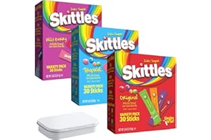ZippySweets - Water Enhancer Sugar Free Variety Pack Drink Packets - 12 Flavours, 90 Packets Total - Tastes Like Your Favouri