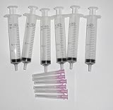 X6 10Ml Syringes + Blunt Needles (Nozzels) For Refilling Your Ciss Ink Systems