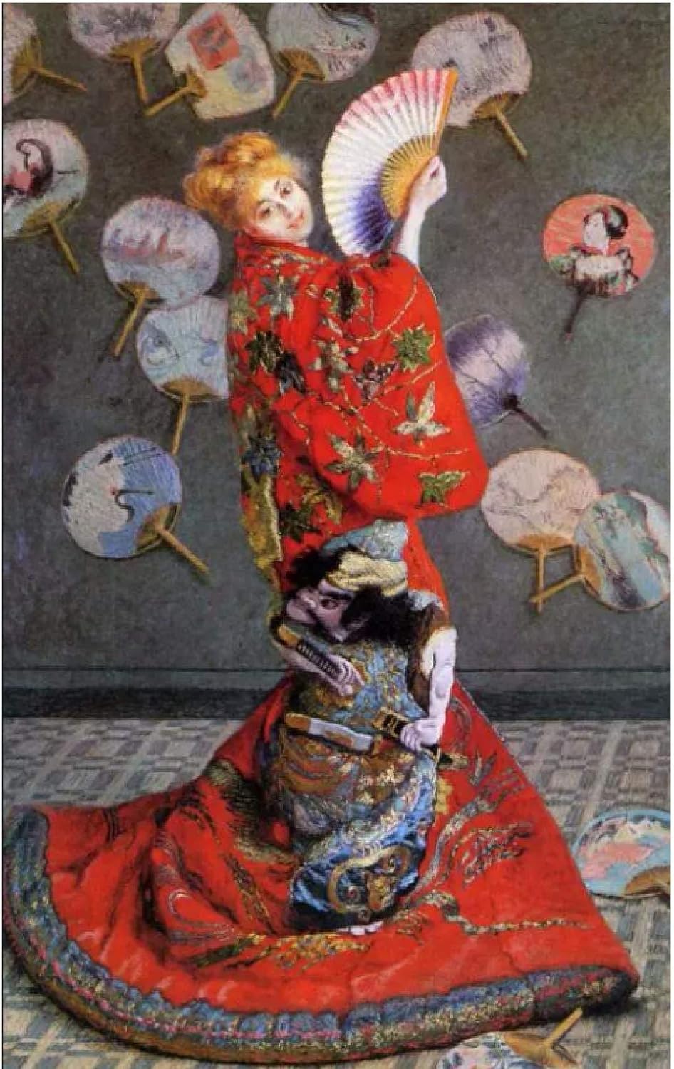 Claude Monet Japón (Camille Monet en traje japonés) Arte de pared
