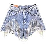 Blue Denim Shorts Women at Amazon 