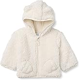 Amazon Essentials Unisex Babies' Hooded Sherpa Jacket