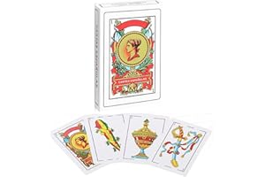 CDBXRA Original Spanish Cards Deck, Briscas Cards Puerto Rico, Spanish Playing Cards, Mexican Playing Cards, Mexican Cards Game (1)