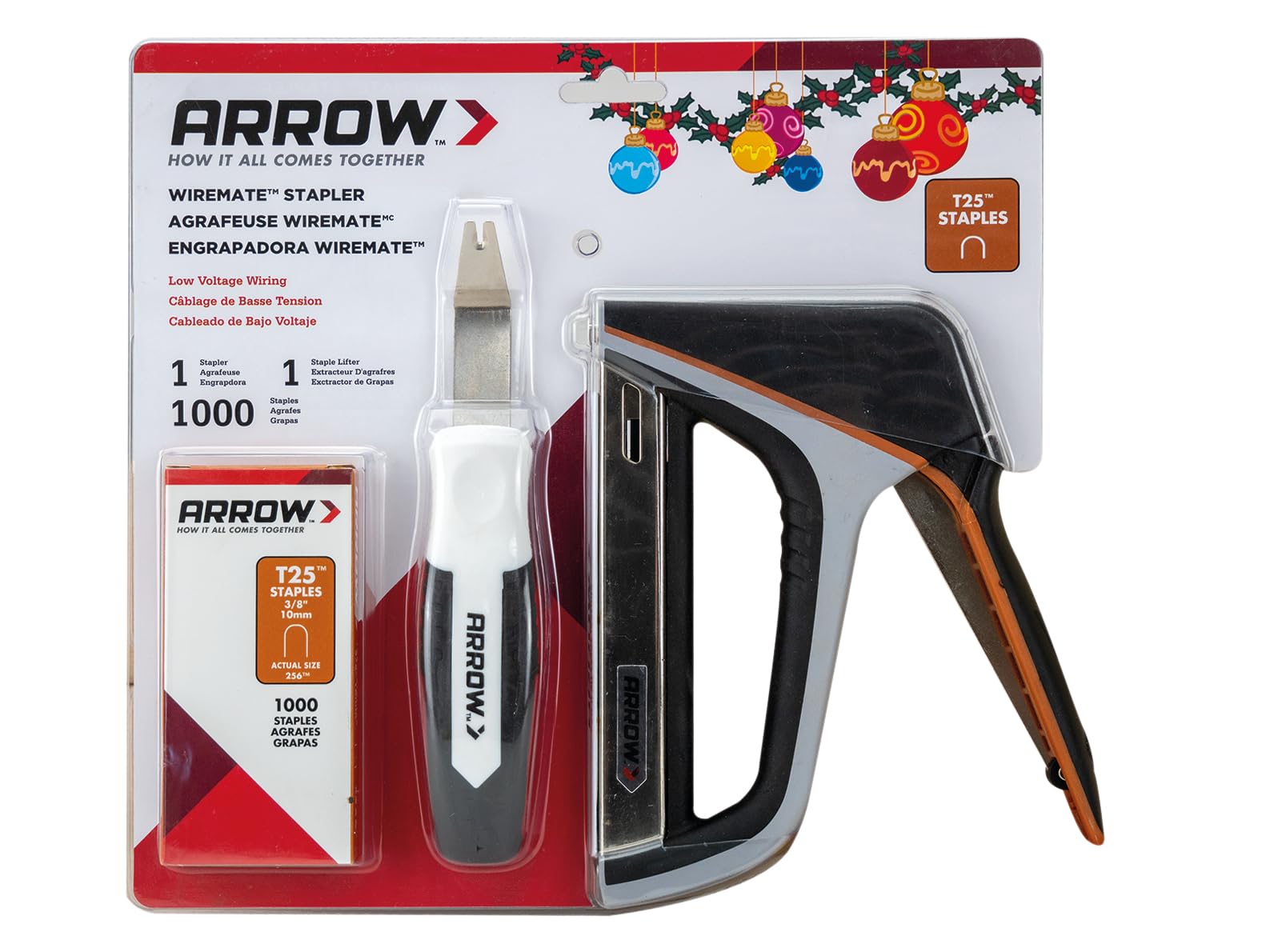 Arrow T25X Wiring Tacker – Special Edition – Rounded Track for Cable Protection, Steel Body – Ideal for Data & Low‑Voltage Wiring