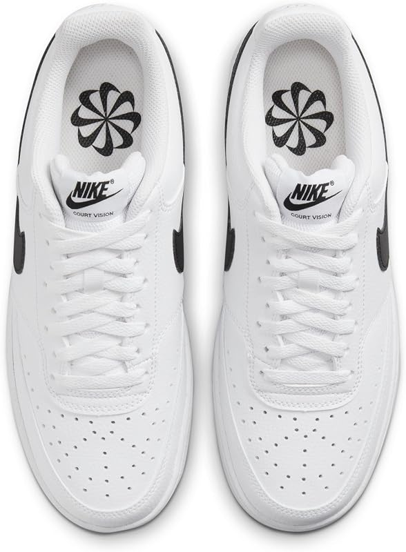 Women's Shoes Court Vision Low Next Nature, White/Black-White, DH3158-101, 38.5 EU (7.5 US)
