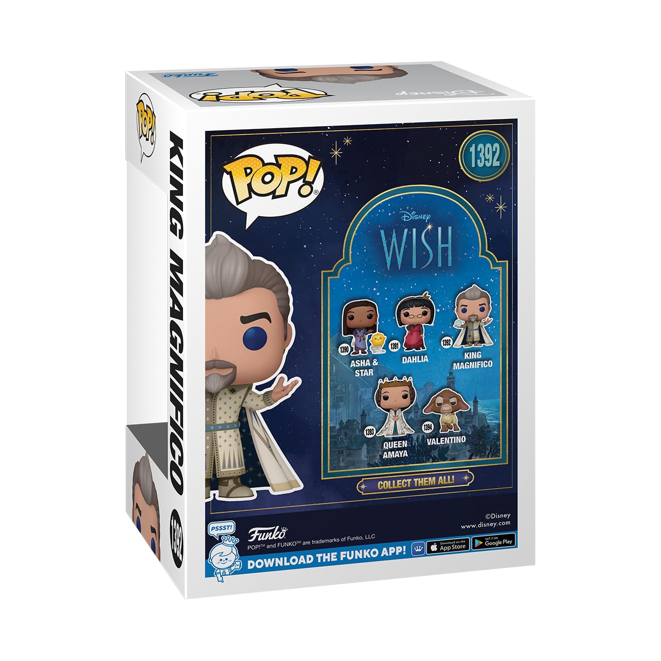 Funko POP! Vinyl: Disney Wish - King Magnifico - Collectable Vinyl Figure - Gift Idea - Official Merchandise - for Kids & Adults - Movies Fans - Model Figure for Collectors and Display