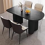 Guyii 55.11" Dining Table Set with 4 Chairs, Modern