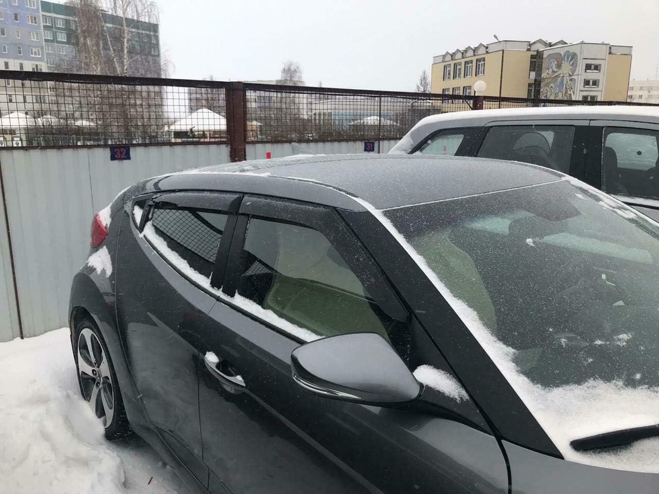 CT Wind Visor Deflectors Set of 4Piece Window Air Guard Deflectors for