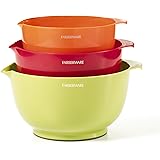 Farberware Classic Plastic Mixing Bowls, Assorted, Set of 3