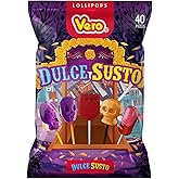 Vero Dulce Susto Mix Assorted Fruit Flavor Lollipops, Mexican Candy, 40 CT