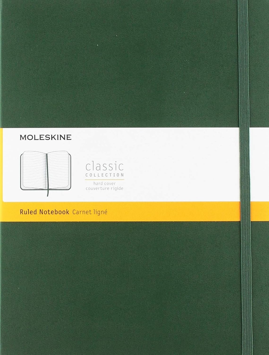 Moleskine Classic Ruled Paper Notebook Hard Cover and Elastic